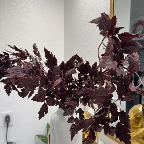 Elegant Burgundy Leaf Arrangement - Picture 1 of 2